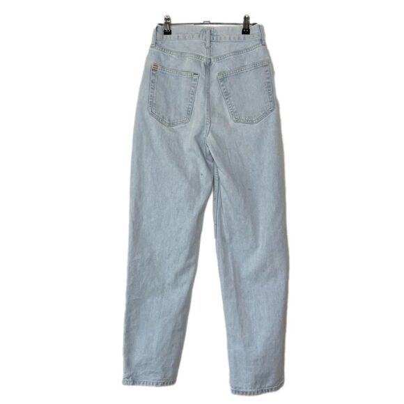 BDG Urban Outfitters High Rise Distressed Straight Jeans 26 Light Wash #AM - Picture 3 of 9